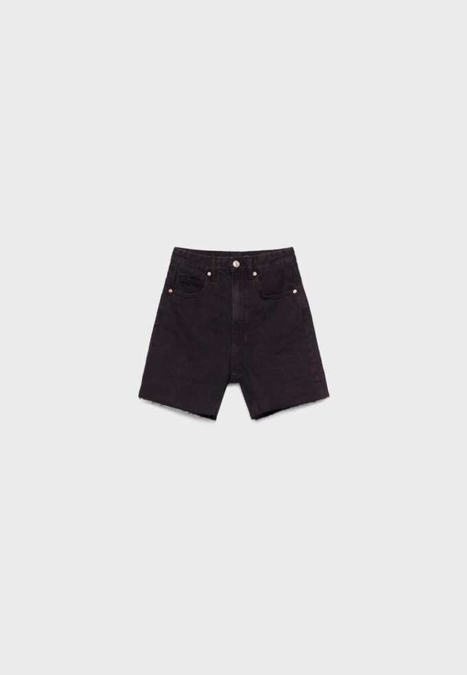 D93 Långa jeansshorts