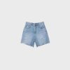 D93 Långa jeansshorts