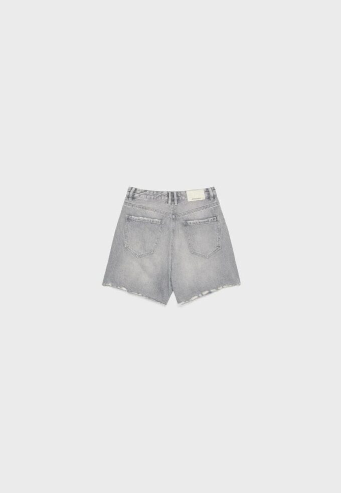 D93 Långa jeansshorts