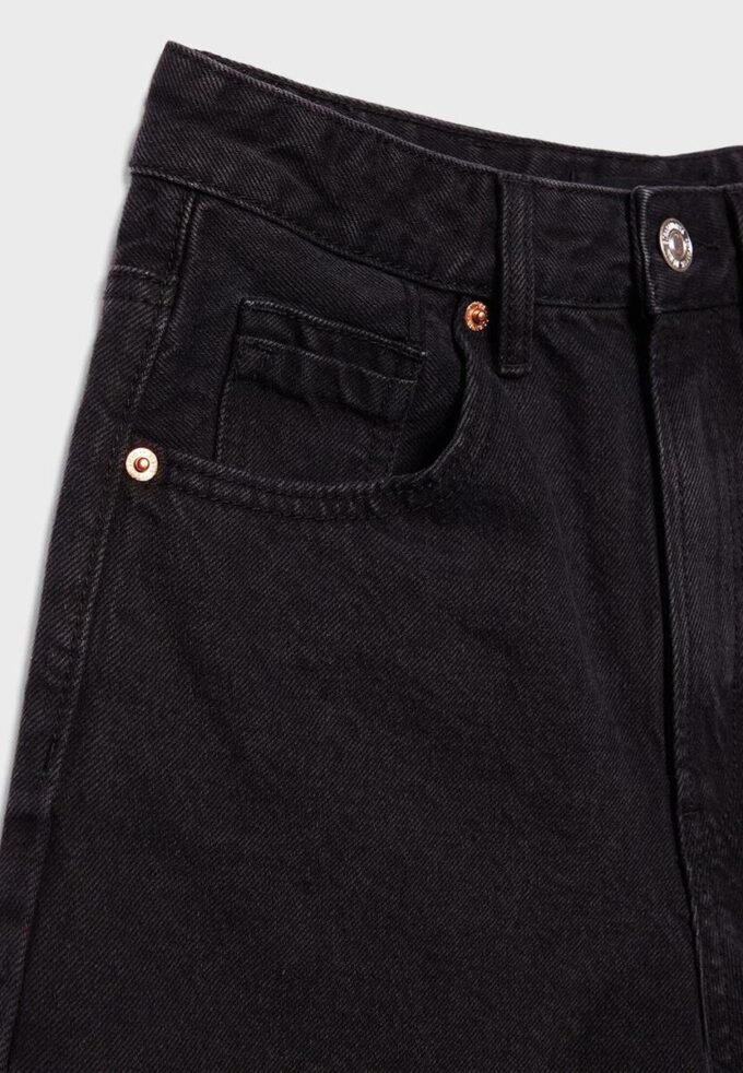 D93 Långa jeansshorts