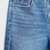D93 Långa jeansshorts