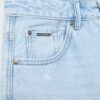 D93 Långa jeansshorts