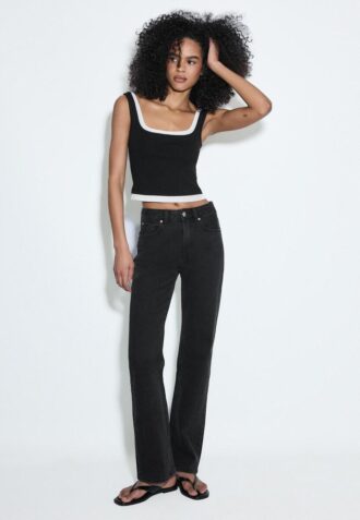 D98 Jeans med raka ben