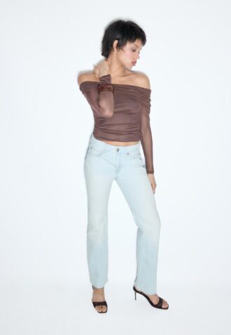 D98 Jeans med raka ben