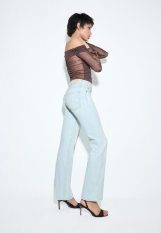 D98 Jeans med raka ben