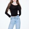 D98 Jeans med raka ben