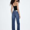 D98 Jeans med raka ben