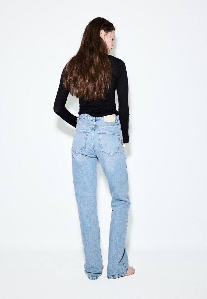 D98 Jeans med raka ben