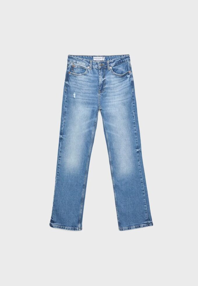 D98 Jeans med raka ben