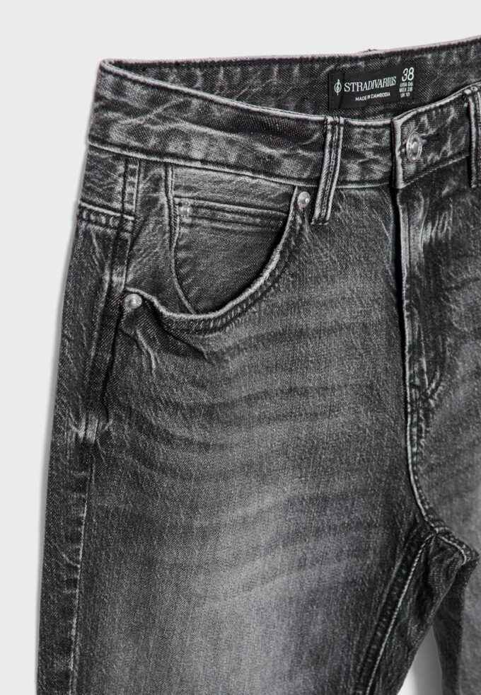 D98 Jeans med raka ben