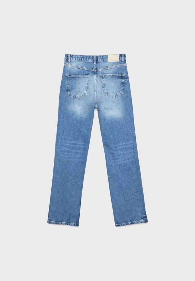 D98 Jeans med raka ben