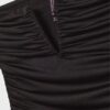 Draperad bandeau-top med V-ringning