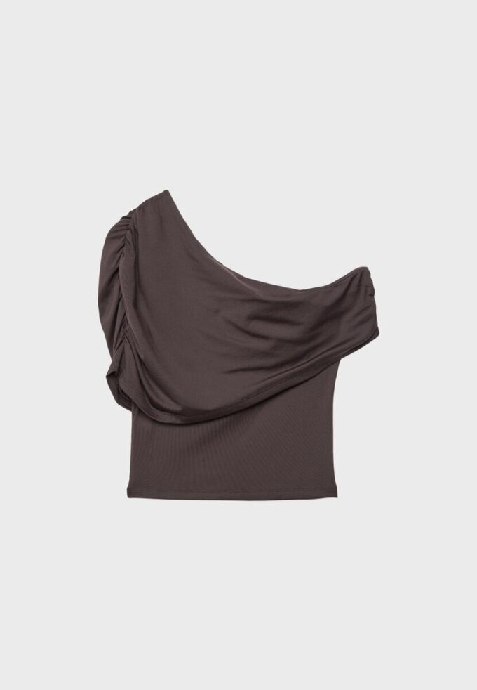 Draperad topppar i polyamid