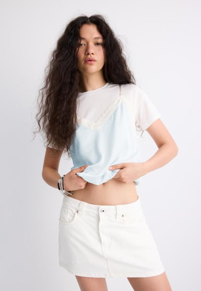 Dubbellagret camisole-T-shirt Dubbellagret camisole-T-shirt