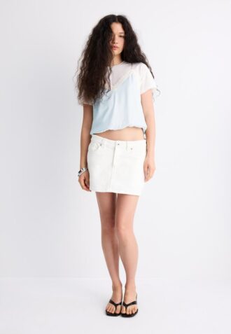 Dubbellagret camisole-T-shirt