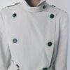 Enkel kort trenchcoat