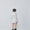 Enkel kort trenchcoat