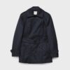 Enkel kort trenchcoat