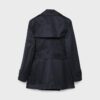 Enkel kort trenchcoat
