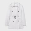 Enkel kort trenchcoat