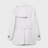 Enkel kort trenchcoat