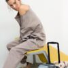 Enkel off-shoulder-Sweatshirt