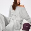 Enkel off-shoulder-Sweatshirt