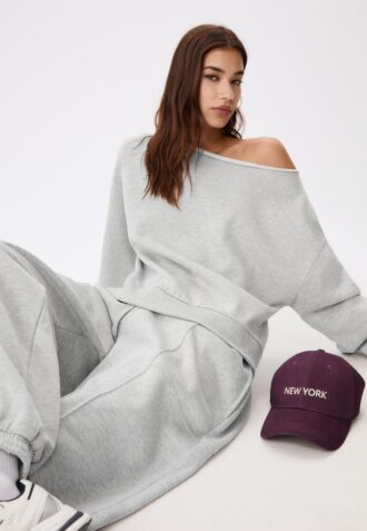 Enkel off-shoulder-Sweatshirt Enkel off-shoulder-Sweatshirt