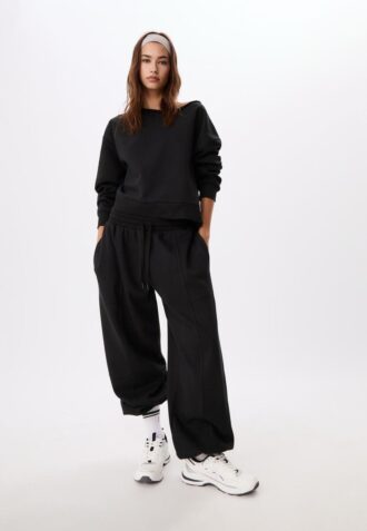 Enkel off-shoulder-Sweatshirt
