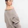 Enkel off-shoulder-Sweatshirt