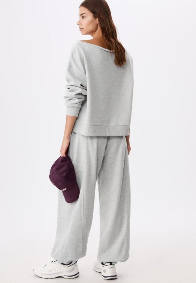 Enkel off-shoulder-Sweatshirt