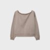 Enkel off-shoulder-Sweatshirt