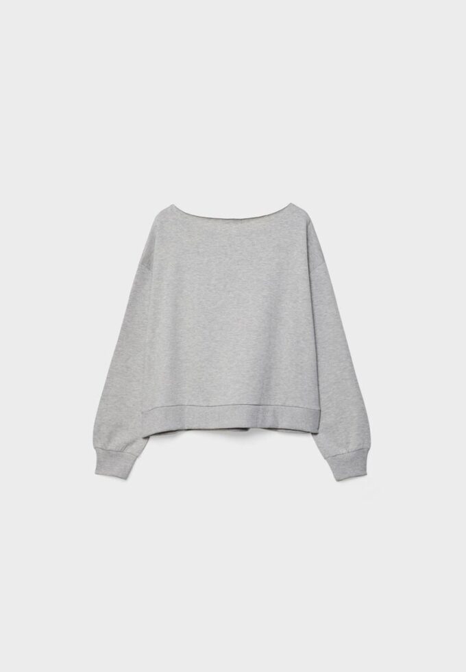 Enkel off-shoulder-Sweatshirt