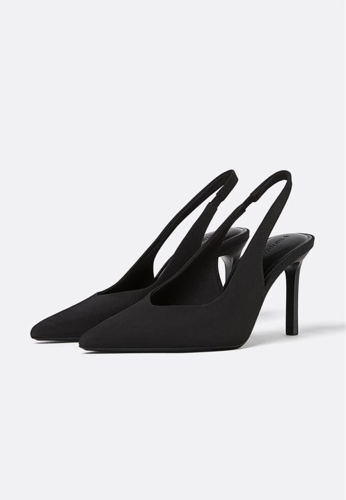 Enkla slingback-skor