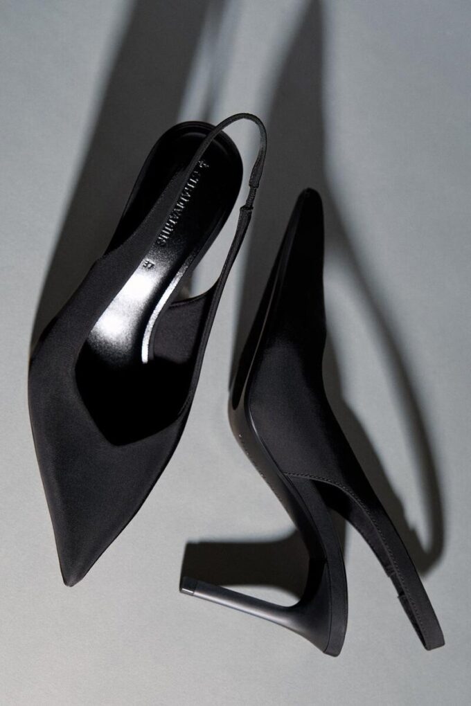 Enkla slingback-skor