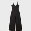Flödande jumpsuit med spaghettiband