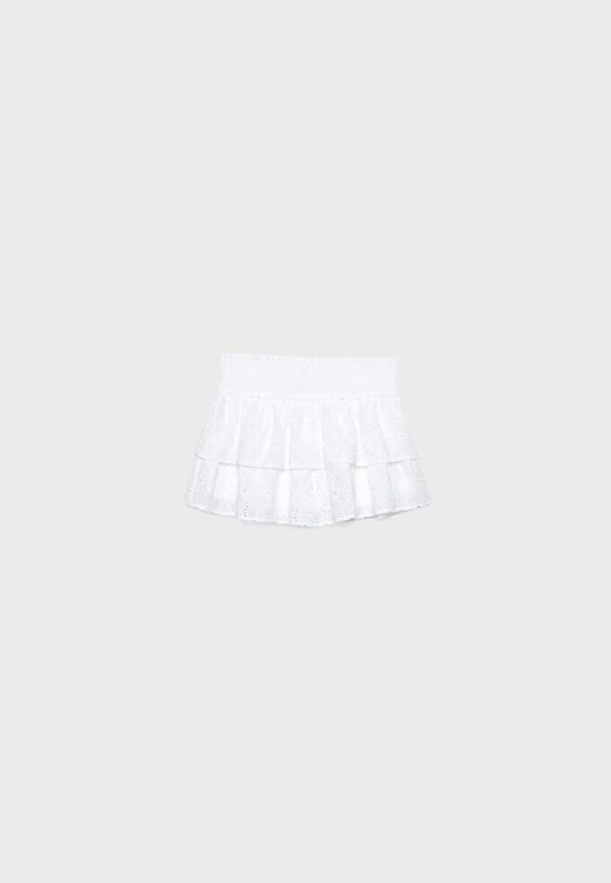 Flödande skort med broderi