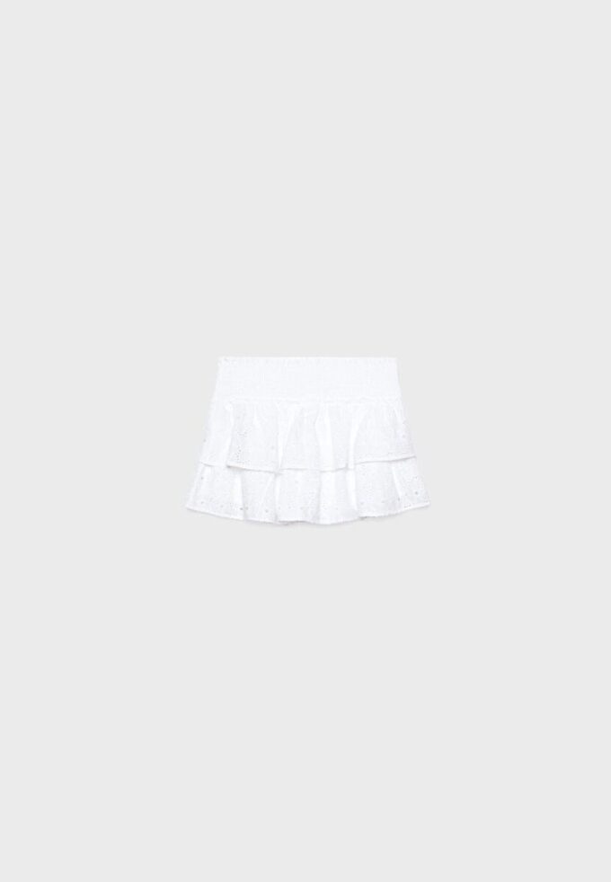 Flödande skort med broderi