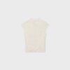Flockad T-shirt i Qipao-stil Flockad T-shirt i Qipao-stil