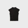 Flockad T-shirt i Qipao-stil Flockad T-shirt i Qipao-stil