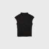 Flockad T-shirt i Qipao-stil Flockad T-shirt i Qipao-stil