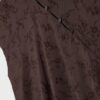 Flockad T-shirt i Qipao-stil