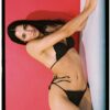 Glittrande triangel-bikinitopp för toppar Glittrande triangel-bikinitopp för toppar