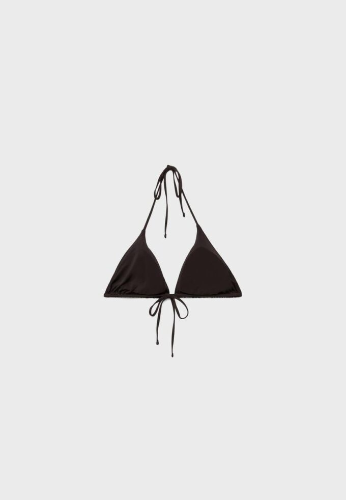 Glittrande triangel-bikinitopp för toppar Glittrande triangel-bikinitopp för toppar