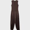 Halter-jumpsuit i satin