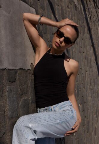 Halterneck-bodysuit