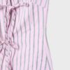 Halterneck-toppar i qipao-stil med halvskrynklig knut