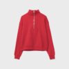 Höghalsad sweatshirt med dragkedja Höghalsad sweatshirt med dragkedja