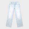 Jeans med låg midja och raka ben samt hammarsöm i midjan Jeans med låg midja och raka ben samt hammarsöm i midjan