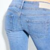 Jeans med låg midja och smal passform